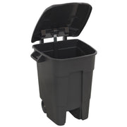 Sealey Refuse/Wheelie Bin 100L Black BM100 Sealey - Dynamic Drive