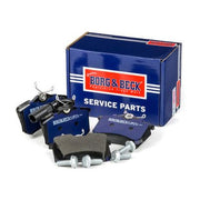 Borg & Beck Front & Rear Brake Discs & Pads fits Ford Galaxy 2000-2006 1.9
