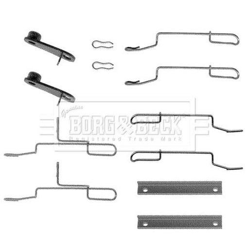 Borg & Beck Brake Pad Accessory Fitting Kit Front BBK1020