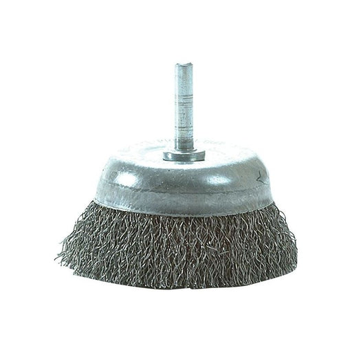 Lessmann DIY Cup Brush with Shank 75mm, 0.35 Steel Wire Lessmann - Dynamic Drive
