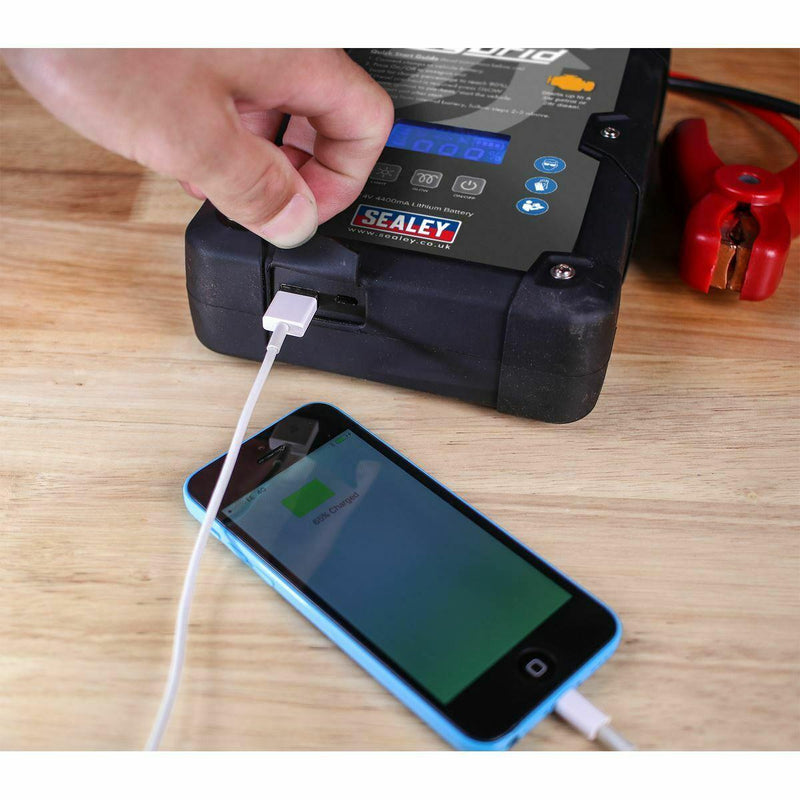 Sealey ElectroStart® Hybrid Power Start 800A 12V Sealey - Dynamic Drive