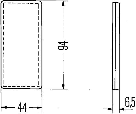 Hella 8RA 003 326-041 Reflector