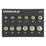Carlyle Tools 12Pc 3/8 Drive 12 Point Socket Set 8mm To 19mm - image 1