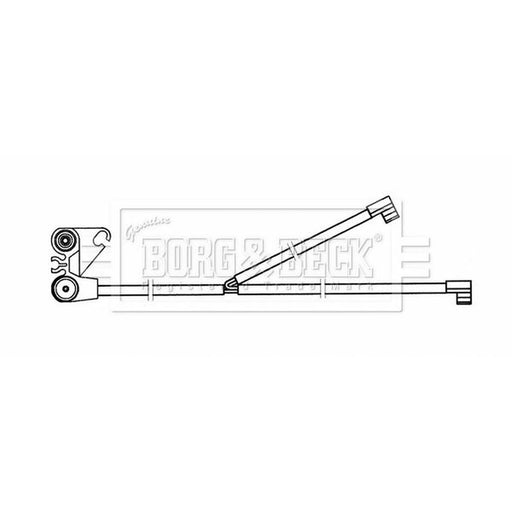 Borg & Beck Brake Pad Wear Sensor Rear BWL33075