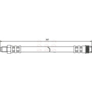 Apec Brake Hydraulic Hose Line Front HOS3401
