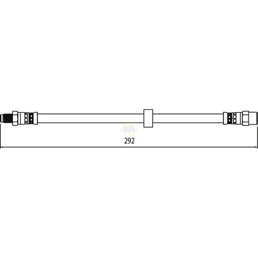 NAPA Brake Hydraulic Hose Line Rear NBH1182