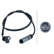 Hella ABS Wheel Speed Sensor Rear fits BMW 1 2004-2013