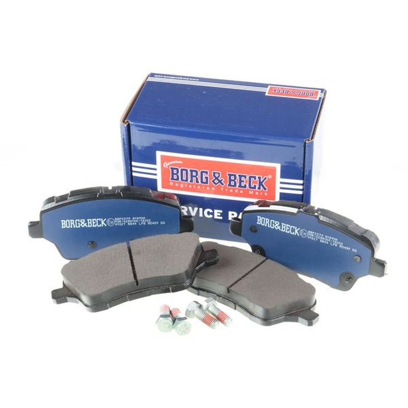 Borg & Beck Front & Rear Brake Discs & Pads fits Ford Fiesta VI 2013-2017 1.6