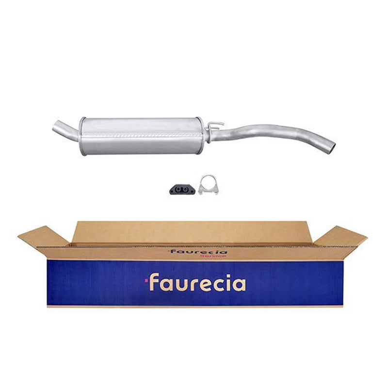 Hella End Silencer Rear fits Renault Extra 1985-1998 1.0 1.1 1.4 1.6