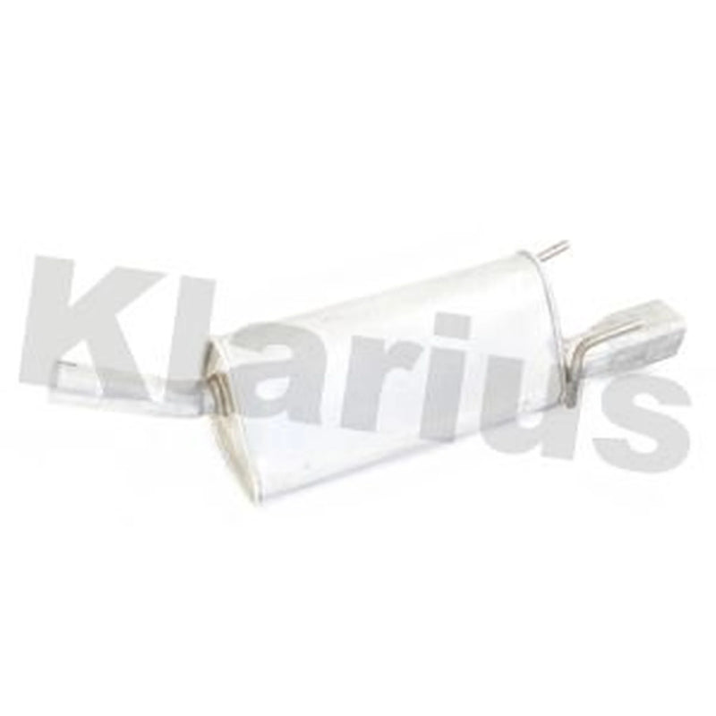 Klarius Box With Tail Pipe Rear fits Opel Corsa B 1994-2000 1.4 1.6