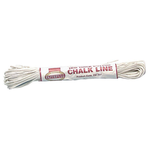 Faithfull 304 Thick Cotton Chalk Line 18m (Box 12) Faithfull - Dynamic Drive