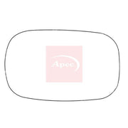 Apec Exterior Wing Mirror Glass both sides fits Fiat Doblo 2001 on 1.2 1.9