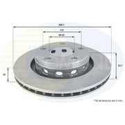 Comline Rear Brake Discs & Pads fits Audi A6 C5 1998-2005 3.7 4.2