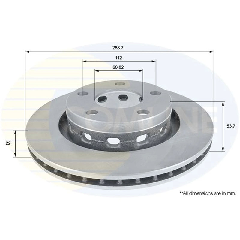 Comline Rear Brake Discs & Pads fits Audi A6 C5 1998-2005 3.7 4.2