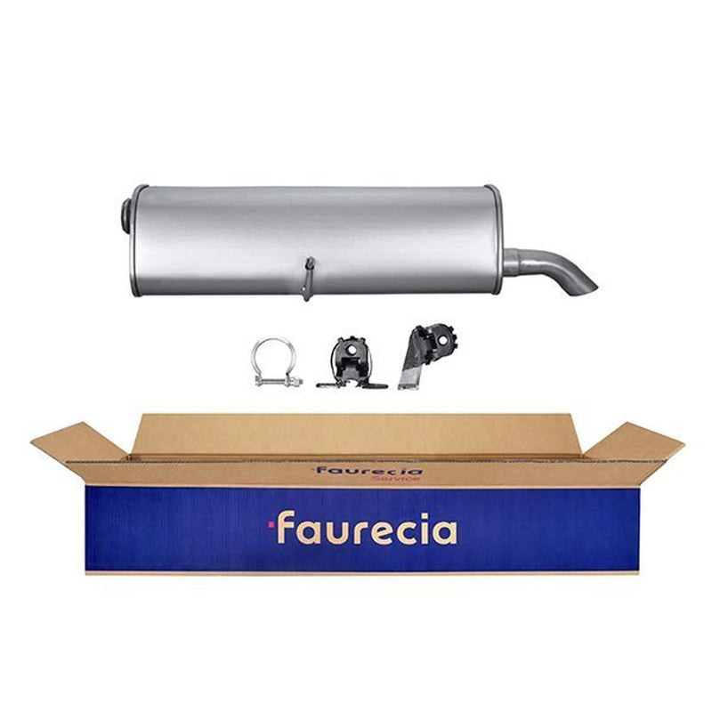 Hella End Silencer Rear fits Citroën C4 2004-2011 1.6