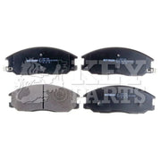 Key Parts 4 x Front Brake Pad Set fits Daewoo Rexton 2002 on 3.2