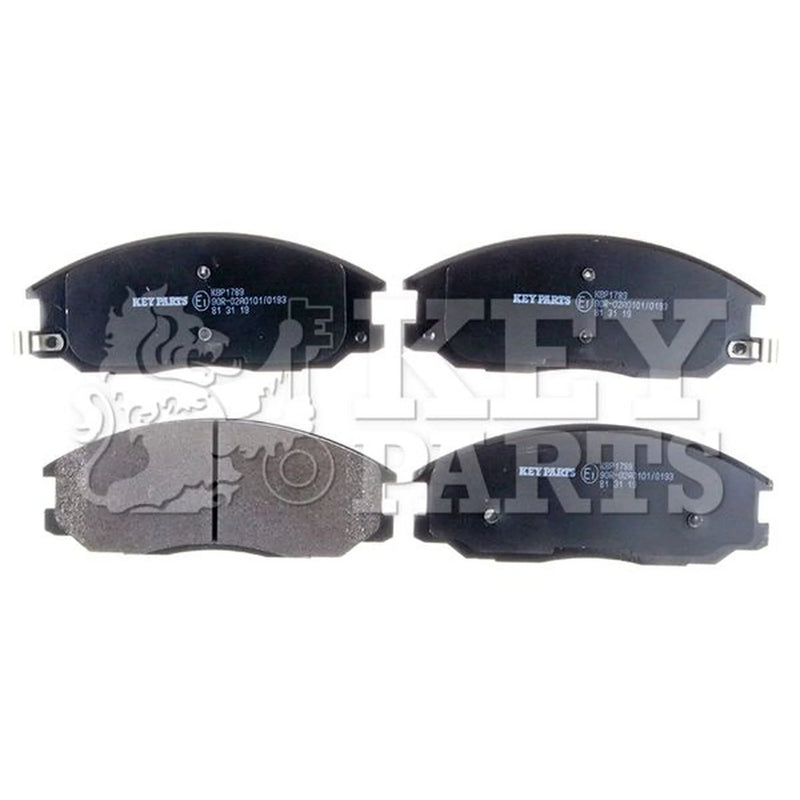 Key Parts 4 x Front Brake Pad Set fits Daewoo Rexton 2002 on 3.2
