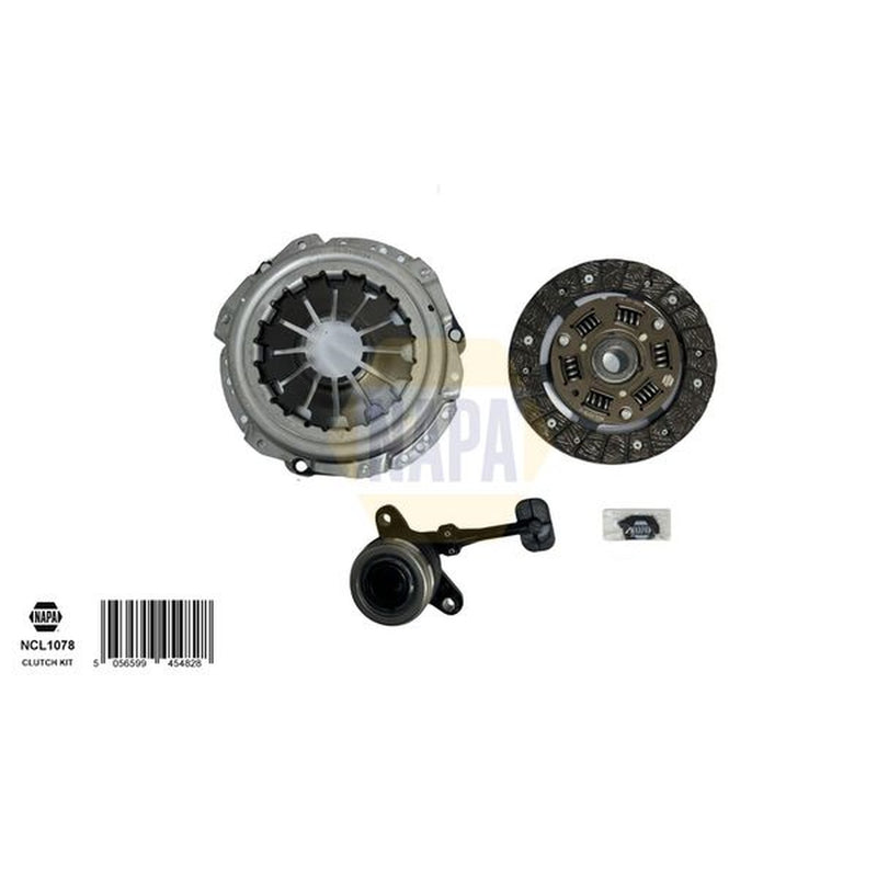 NAPA Clutch Kit Set 3pc fits Renault Clio III 2005-2014 1.2