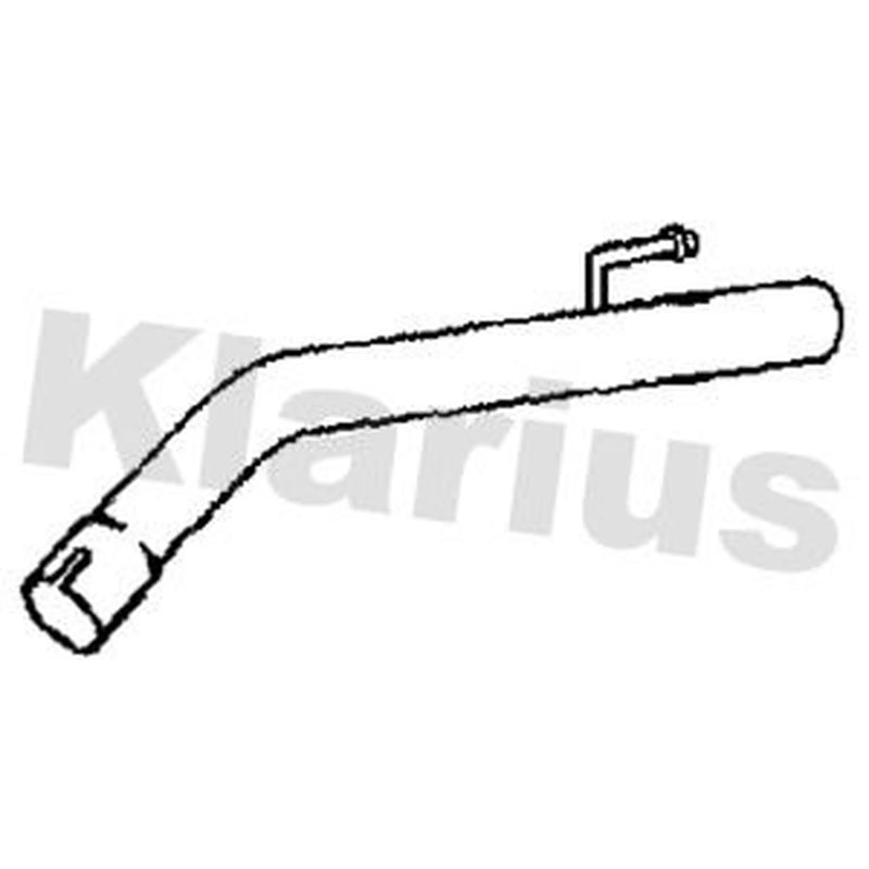Klarius Exhaust Pipe OD fits Fiat Panda 2012 on 0.9