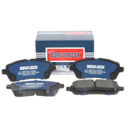 Borg & Beck Front Brake Discs & Pads fits Suzuki Swift III 2010-2017 1.2 1.3