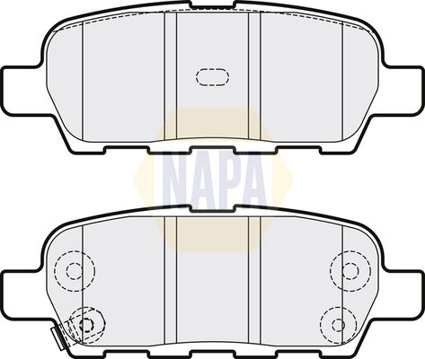 NAPA Front Vented & Rear Vented Brake Discs & Pads fits INFINITI NISSAN RENAULT