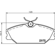 Mintex Front Brake Discs & Pads fits Renault Scénic I 2000-2003 1.9