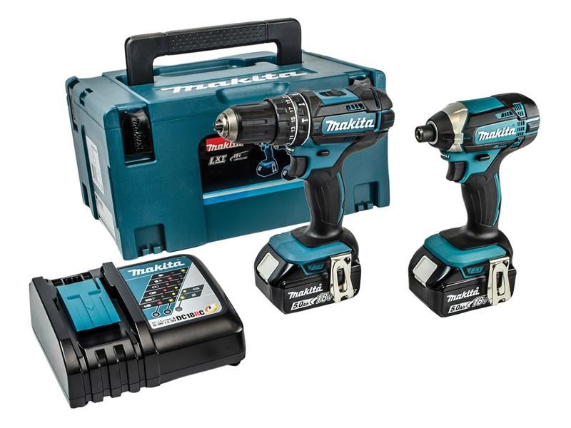 Makita DLX2131TJ Twin Pack 18V 2 x 5.0Ah Li-ion Makita - NN4 Online