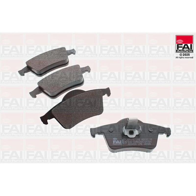 FAI Rear Brake Pad Set fits Volvo S60 I 2000-2010 2.0 2.4 2.5