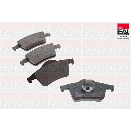 FAI Rear Brake Pad Set fits Volvo S60 I 2000-2010 2.0 2.4 2.5
