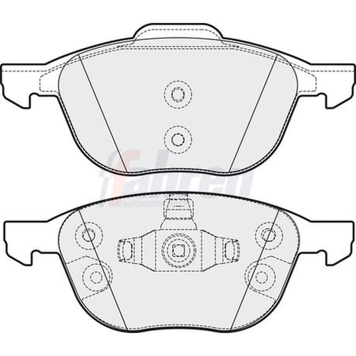 Fahren Front Brake Pad Set FBP3373