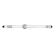 Apec Brake Hydraulic Hose Line Rear fits BMW 5 2016-2023