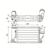 Valeo Intercooler (Charge Air Cooler) 881589