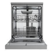 Baridi Regular Sized Freestanding Dishwasher 60cm Wide 14 Place Settings Silver Baridi - Dynamic Drive