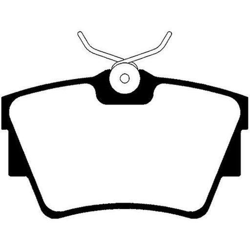 Abtex Rear Brake Pad Set fits Fiat Talento 2016 on 1.6