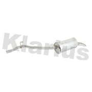 Klarius Box With Tail Pipe Rear fits VW Transporter 1990-2003 1.9 2.4