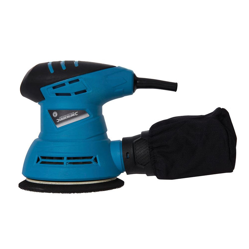 Silverline DIY 240W Random Orbit Sander 125mm 240W UK 870944 Silverline  - Dynamic Drive