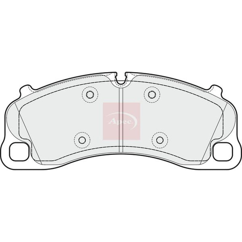 Apec Front Brake Pad Set fits Porsche 911 2013-2024 3.0 3.8