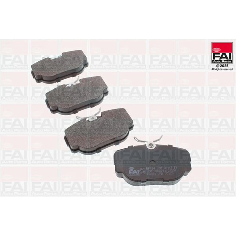 FAI Rear Brake Pad Set fits Land Rover Discovery 1998-2004 2.5 4.0