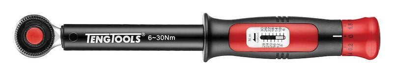 Teng Tools 1/4" Torque Wrench Plus 6 - 30Nm Town Tools - Dynamic Drive