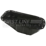 First Line Engine Oil Sump Pan Steel fits Dacia Logan 2006 on 1.2