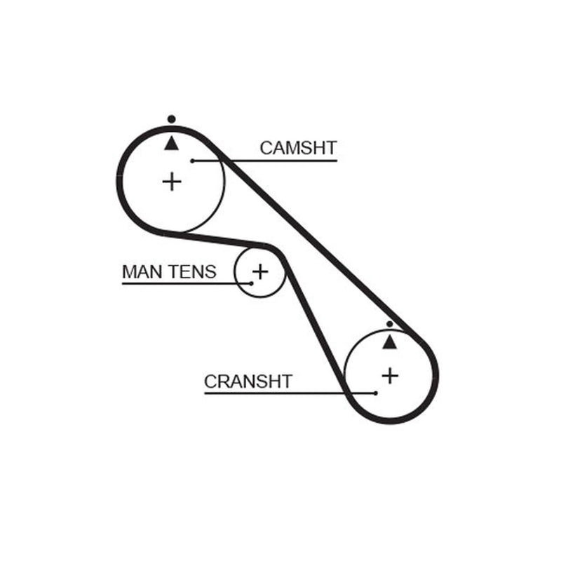 Gates Timing Belt Cambelt 104 Teeth fits Isuzu Mu 1998-2002 3.0