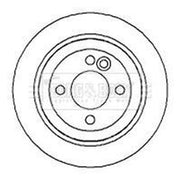 Borg & Beck Front & Rear Brake Discs & Pads fits Mini Mini 2001-2008