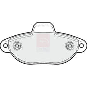 Apec Front Brake Solid Discs & Pads fits Ford Ka 2008-2016 1.2