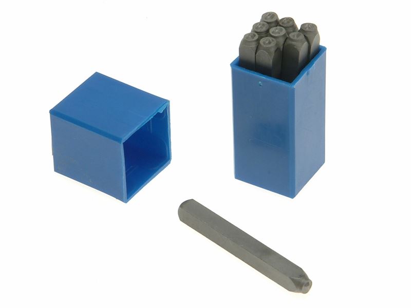 Priory 180- 12.0mm Set of Number Punches 1/2in Priory - Dynamic Drive