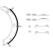 Mintex Parking Brake Shoe Set fits Chrysler Crossfire 2003-2008 3.2