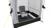 Outwell Seahaven Comfort Station Single Shelter Grey Toilet Outwell - Dynamic Drive