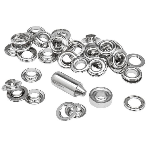 Rapid Eyelets 12 x 23mm (25) + Metal 2 Piece Anvil Rapid - NN4 Online