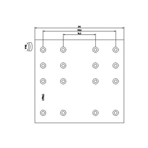 DON Don Cv Brake Lining Set YK893S7340