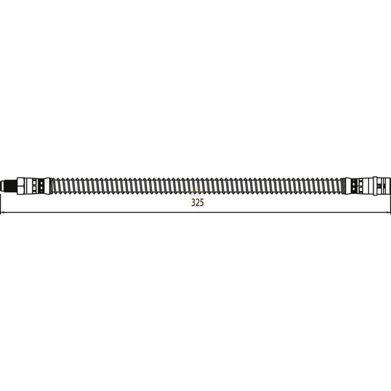 NAPA Brake Hydraulic Hose Line Rear fits Mercedes-Benz C-Class 2007-2014