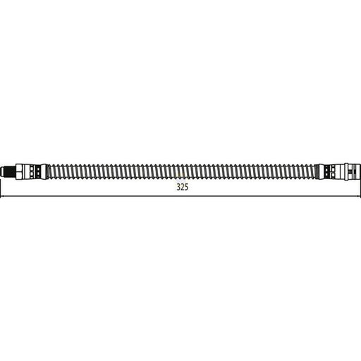 NAPA Brake Hydraulic Hose Line Rear fits Mercedes-Benz C-Class 2007-2014